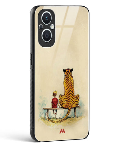 Calvin Hobbes Adolescence Glass Case Phone Cover-(Oppo)