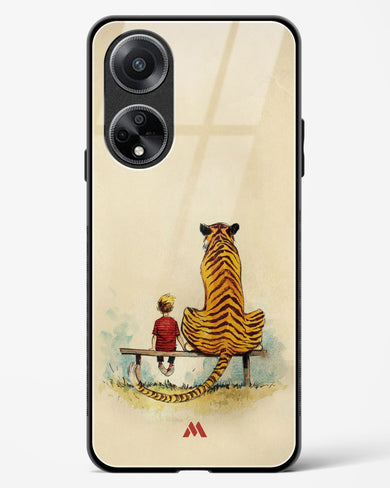 Calvin Hobbes Adolescence Glass Case Phone Cover (Oppo)