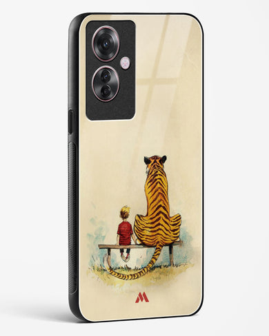 Calvin Hobbes Adolescence Glass Case Phone Cover (Oppo)