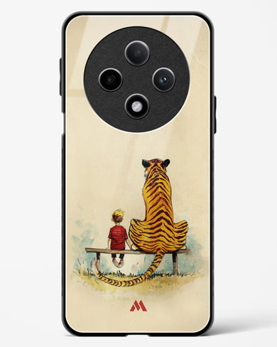 Calvin Hobbes Adolescence Glass Case Phone Cover (Oppo)