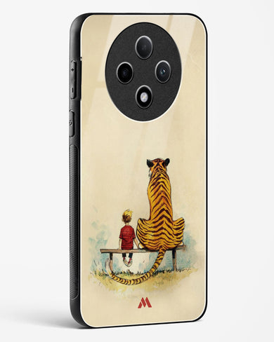 Calvin Hobbes Adolescence Glass Case Phone Cover (Oppo)