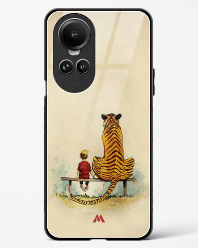 Calvin Hobbes Adolescence Glass Case Phone Cover (Oppo)