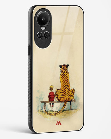 Calvin Hobbes Adolescence Glass Case Phone Cover-(Oppo)