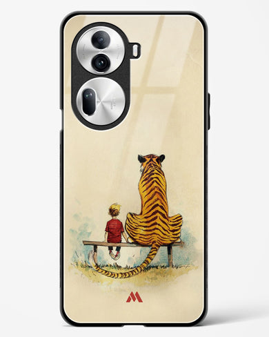 Calvin Hobbes Adolescence Glass Case Phone Cover (Oppo)