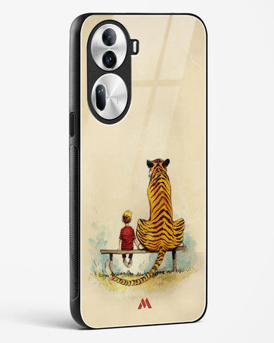 Calvin Hobbes Adolescence Glass Case Phone Cover (Oppo)