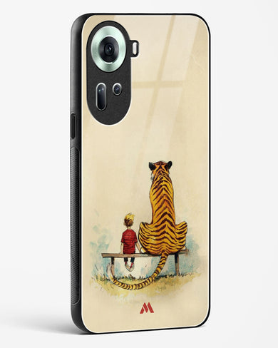 Calvin Hobbes Adolescence Glass Case Phone Cover (Oppo)