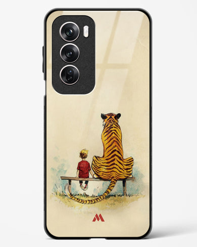 Calvin Hobbes Adolescence Glass Case Phone Cover (Oppo)