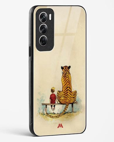 Calvin Hobbes Adolescence Glass Case Phone Cover (Oppo)