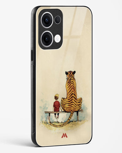 Calvin Hobbes Adolescence Glass Case Phone Cover (Oppo)