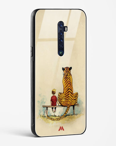 Calvin Hobbes Adolescence Glass Case Phone Cover (Oppo)