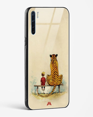 Calvin Hobbes Adolescence Glass Case Phone Cover (Oppo)