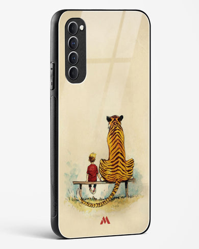 Calvin Hobbes Adolescence Glass Case Phone Cover (Oppo)