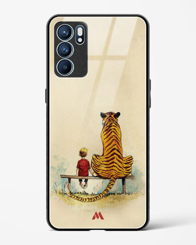 Calvin Hobbes Adolescence Glass Case Phone Cover (Oppo)