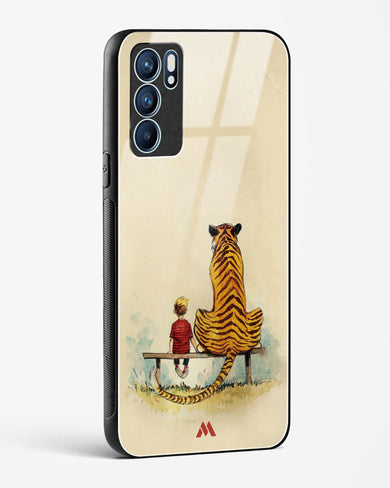 Calvin Hobbes Adolescence Glass Case Phone Cover (Oppo)