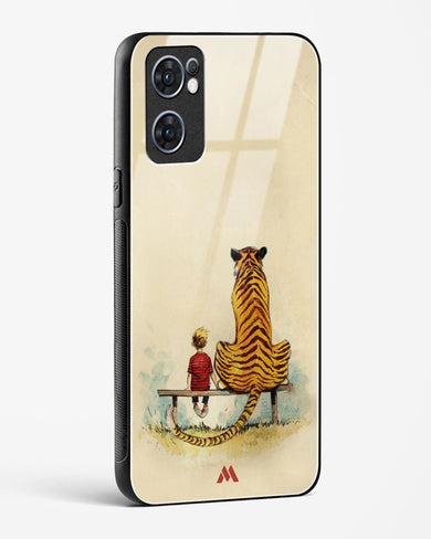 Calvin Hobbes Adolescence Glass Case Phone Cover (Oppo)