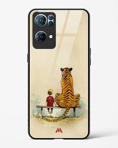 Calvin Hobbes Adolescence Glass Case Phone Cover (Oppo)