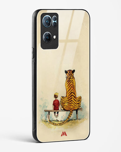 Calvin Hobbes Adolescence Glass Case Phone Cover (Oppo)