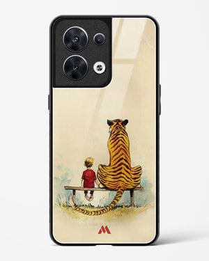 Calvin Hobbes Adolescence Glass Case Phone Cover (Oppo)