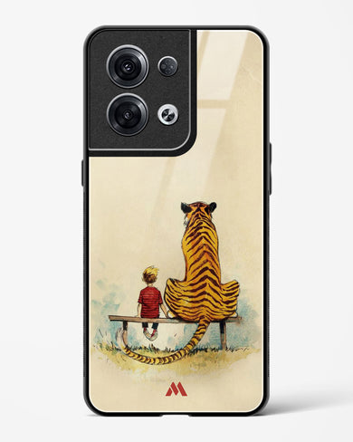 Calvin Hobbes Adolescence Glass Case Phone Cover (Oppo)