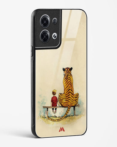 Calvin Hobbes Adolescence Glass Case Phone Cover (Oppo)