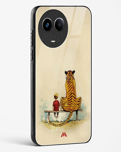 Calvin Hobbes Adolescence Glass Case Phone Cover (Realme)
