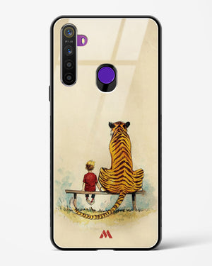 Calvin Hobbes Adolescence Glass Case Phone Cover-(Realme)