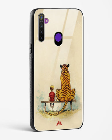 Calvin Hobbes Adolescence Glass Case Phone Cover-(Realme)