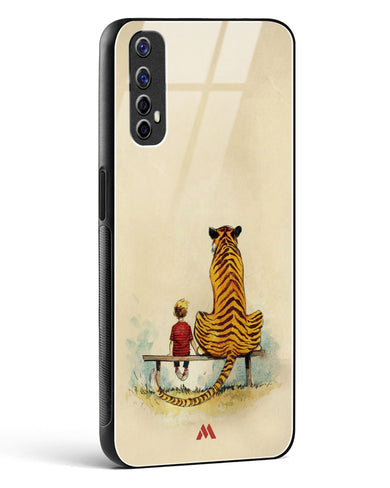 Calvin Hobbes Adolescence Glass Case Phone Cover-(Realme)