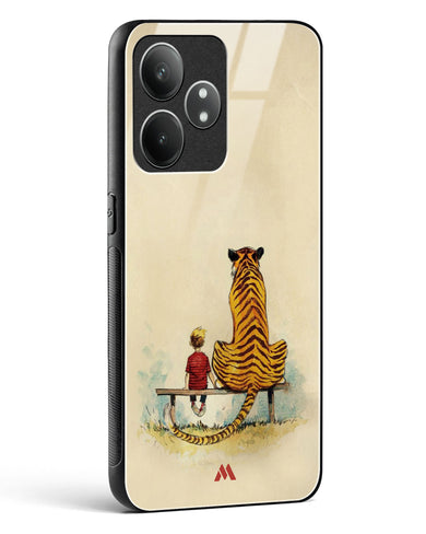 Calvin Hobbes Adolescence Glass Case Phone Cover (Realme)