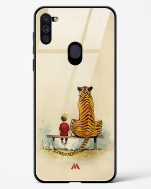 Calvin Hobbes Adolescence Glass Case Phone Cover-(Samsung)