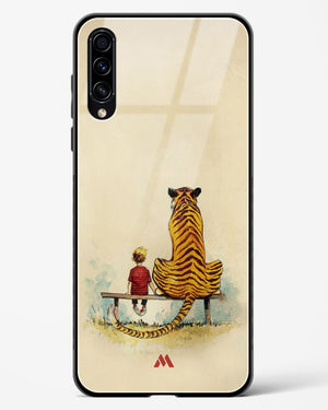 Calvin Hobbes Adolescence Glass Case Phone Cover-(Samsung)