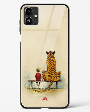 Calvin Hobbes Adolescence Glass Case Phone Cover-(Samsung)