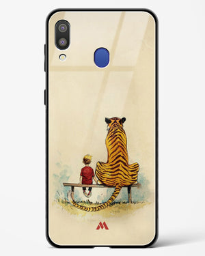Calvin Hobbes Adolescence Glass Case Phone Cover-(Samsung)