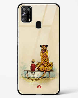 Calvin Hobbes Adolescence Glass Case Phone Cover-(Samsung)