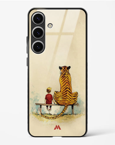 Calvin Hobbes Adolescence Glass Case Phone Cover (Samsung)