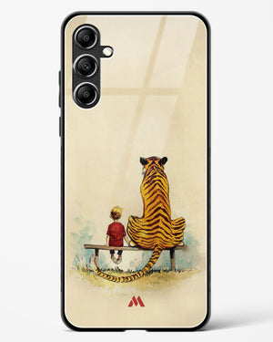 Calvin Hobbes Adolescence Glass Case Phone Cover-(Samsung)