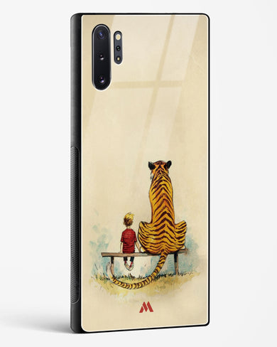 Calvin Hobbes Adolescence Glass Case Phone Cover-(Samsung)