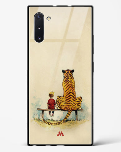 Calvin Hobbes Adolescence Glass Case Phone Cover-(Samsung)