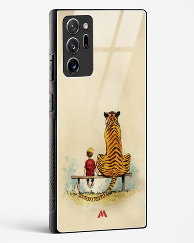 Calvin Hobbes Adolescence Glass Case Phone Cover-(Samsung)