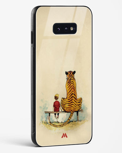 Calvin Hobbes Adolescence Glass Case Phone Cover-(Samsung)