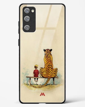 Calvin Hobbes Adolescence Glass Case Phone Cover-(Samsung)