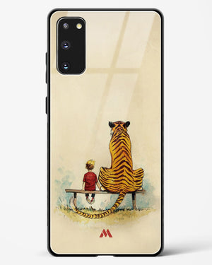 Calvin Hobbes Adolescence Glass Case Phone Cover-(Samsung)