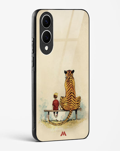 Calvin Hobbes Adolescence Glass Case Phone Cover (Samsung)
