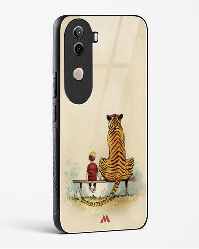 Calvin Hobbes Adolescence Glass Case Phone Cover (Vivo)