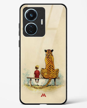 Calvin Hobbes Adolescence Glass Case Phone Cover (Vivo)
