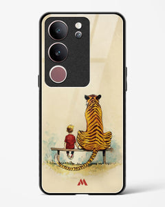 Calvin Hobbes Adolescence Glass Case Phone Cover (Vivo)