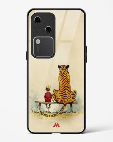 Calvin Hobbes Adolescence Glass Case Phone Cover (Vivo)