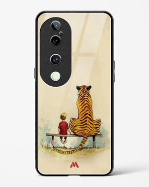 Calvin Hobbes Adolescence Glass Case Phone Cover (Vivo)