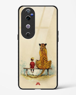 Calvin Hobbes Adolescence Glass Case Phone Cover (Vivo)