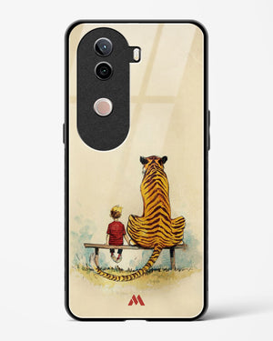 Calvin Hobbes Adolescence Glass Case Phone Cover (Vivo)